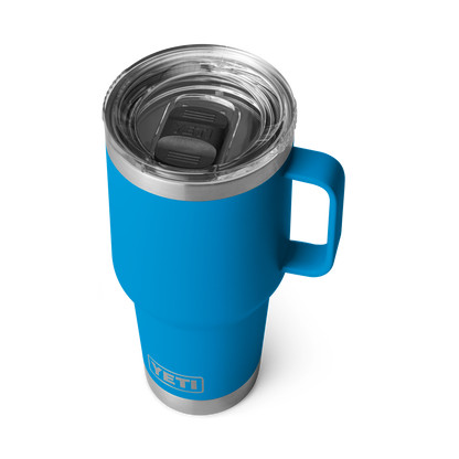 YETI Rambler® 30 oz (887 ml) Travel Mug Big Wave Blue