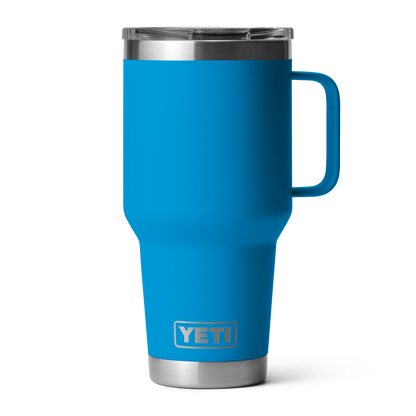 YETI Rambler® 30 oz (887 ml) Travel Mug Big Wave Blue