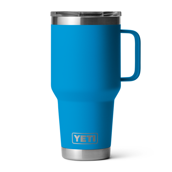 YETI Rambler® 30 oz (887 ml) Travel Mug Big Wave Blue