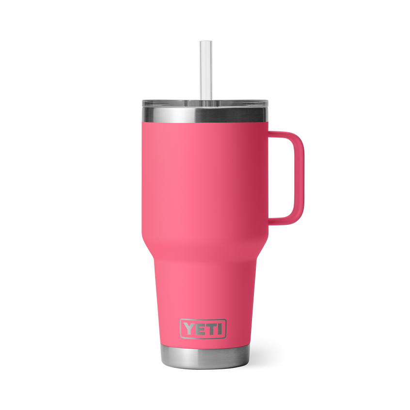 YETI Rambler® 35 oz (994 ml) Straw Mug Tropical Pink