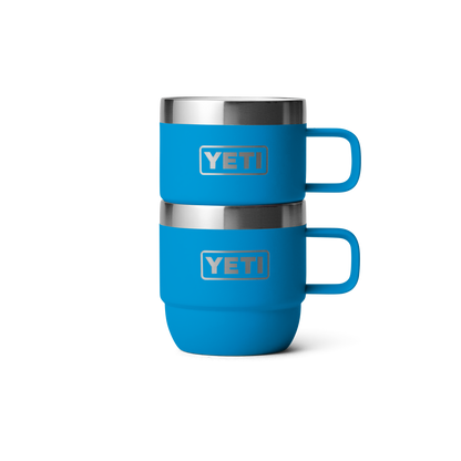 YETI Rambler® 6 oz (177 ml) Stackable Mugs Big Wave Blue