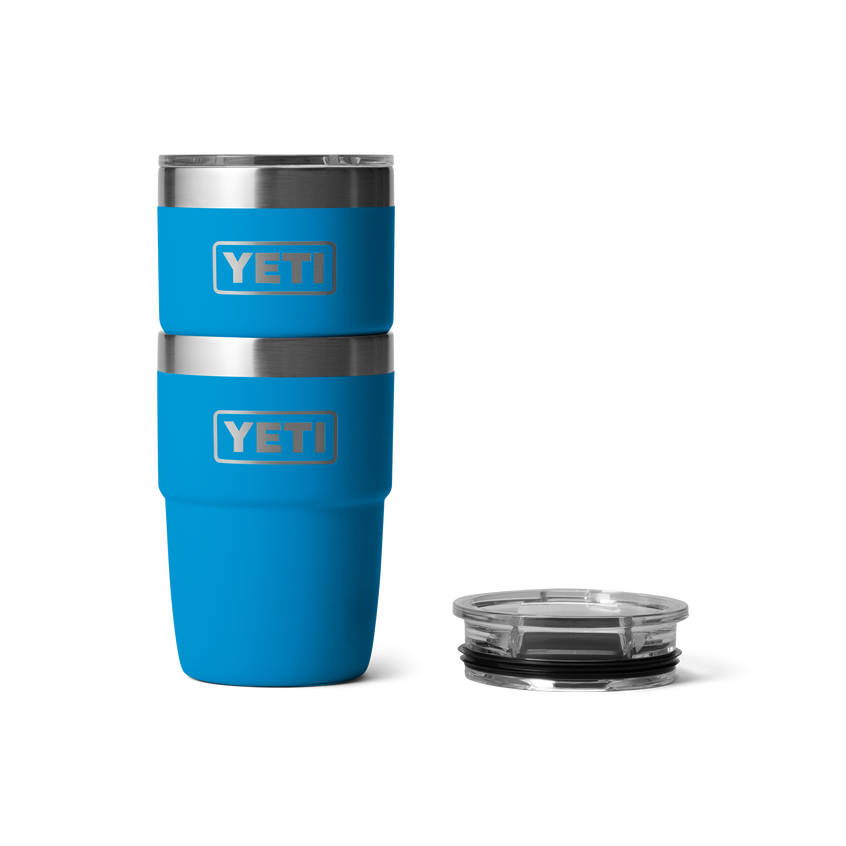 YETI Rambler® 8 oz (237 ml) Stackable Cup Big Wave Blue