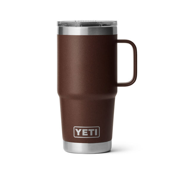 YETI Rambler® 20 oz (591 ml) Travel Mug Wetlands Brown