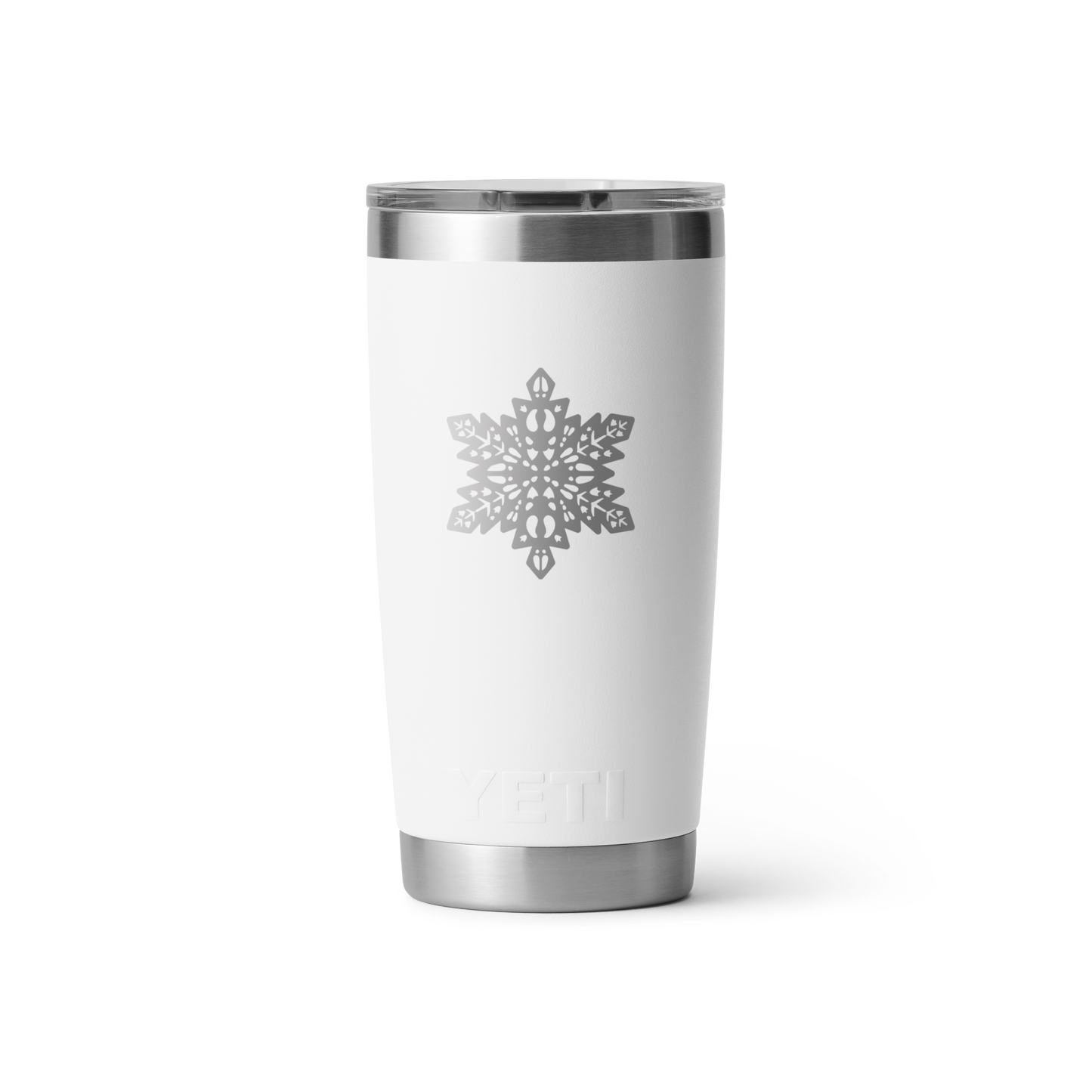 Rambler® 20 oz (591 ml) Tumbler - Snowflake White