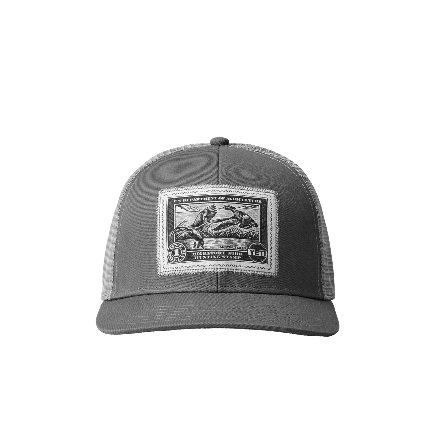 YETI Duck Stamp Trucker Hat Grey