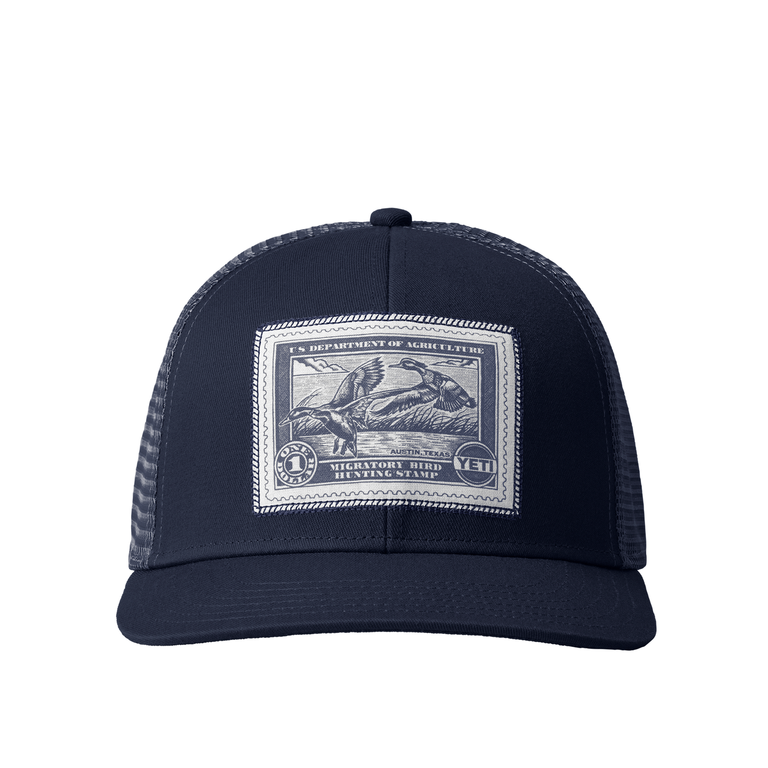 YETI Duck Stamp Trucker Hat Navy