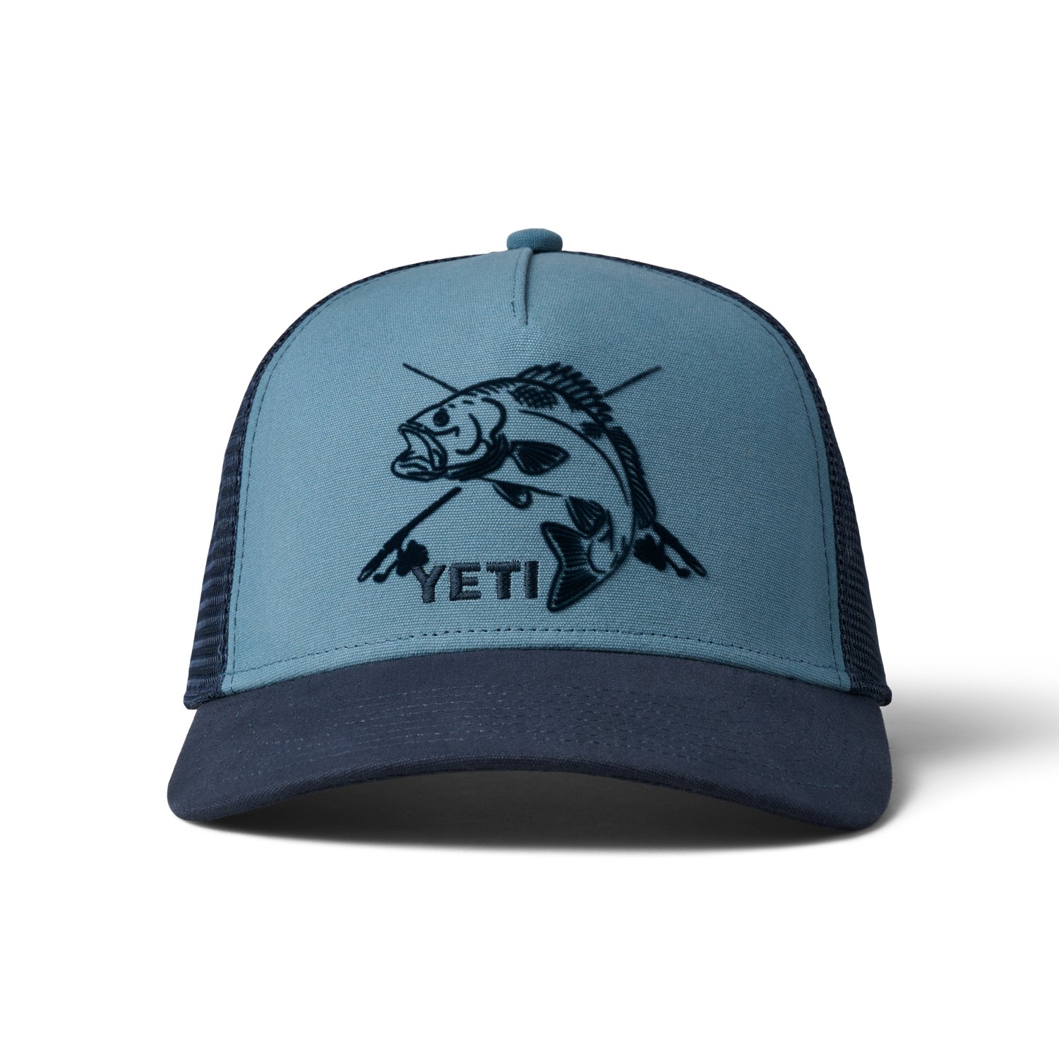 Yeti Fishing Bass Trucker Hat - Deep Blue / Navy