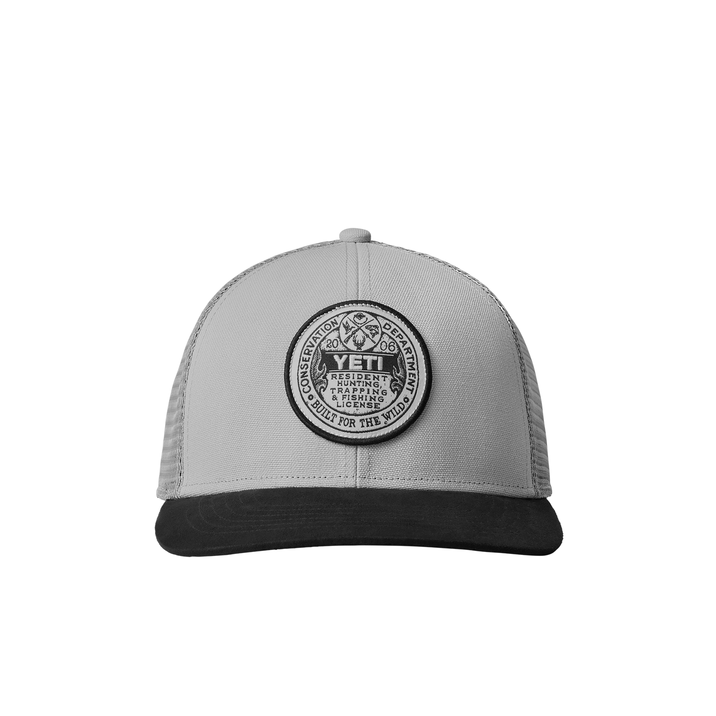 YETI Trapping License Trucker Hat Grey/Black