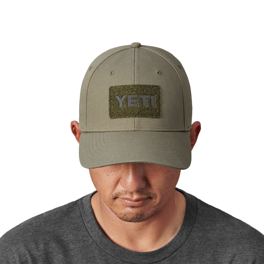 YETI Logo Velcro Badge Hat Highlands Olive