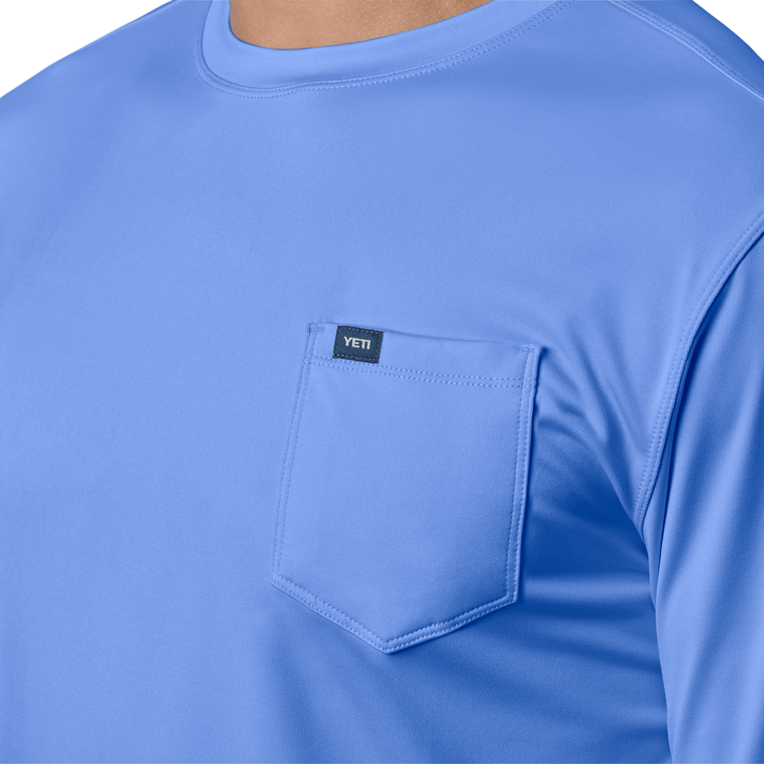 YETI Pocket Long Sleeve Sunshirt Offshore Blue