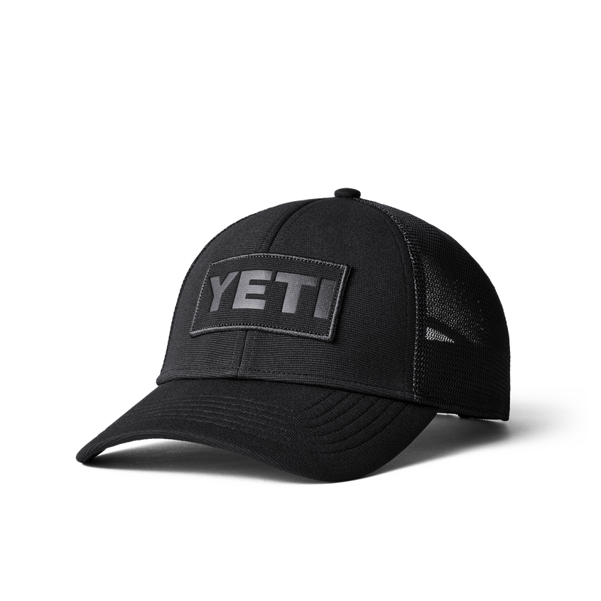 YETI Patch On Patch Trucker Hat Black