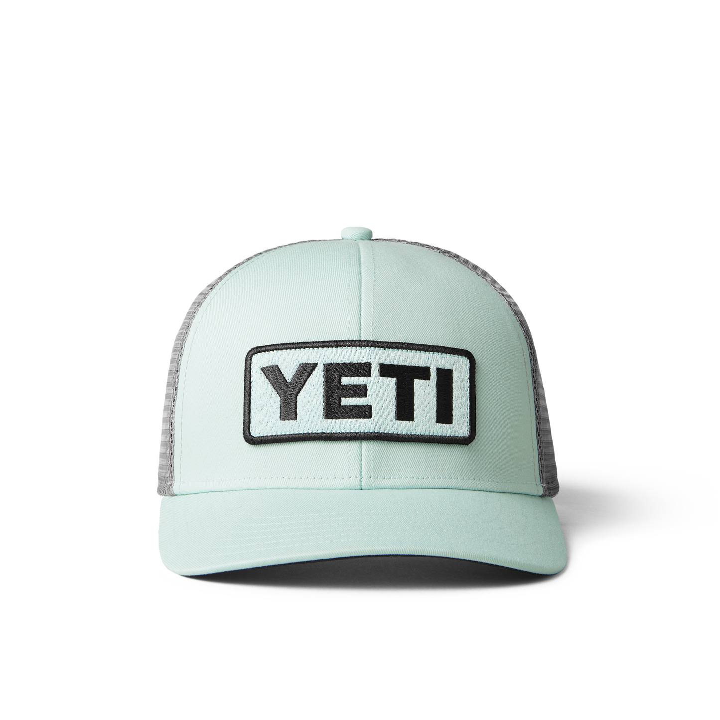 YETI Logo Badge Trucker Hat Ice Mint