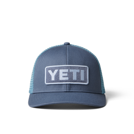 YETI Logo Badge Trucker Hat Indigo