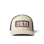 YETI Rainbow Trout Logo Badge Trucker Hat Cream